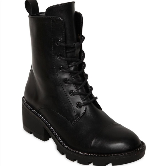 Kendall and kylie black combat boots Clearance